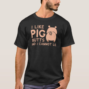 Ik hou van PIG Butts Barbecue T-shirt