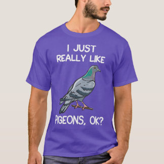 Ik hou van Pigeons, de eigenaar van Lover Gift T-shirt