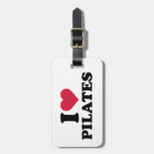 Ik hou van Pilates Bagagelabel (Voorkant verticaal)