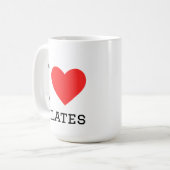 Ik hou van pilates koffiemok (Voorkant links)