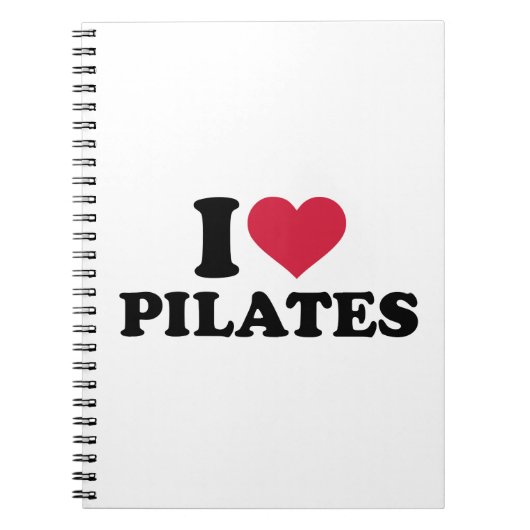Ik hou van Pilates Notitieboek (Voorkant)