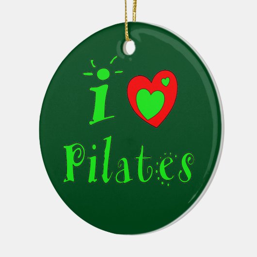 Ik hou van piloten - kerstversiering keramisch ornament (Links)