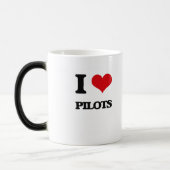 Ik hou van piloten magische mok (Links)