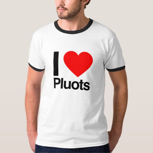 Ik hou van piloten t-shirt (Voorkant)