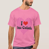 Ik hou van Pina Colada T-shirt (Voorkant)
