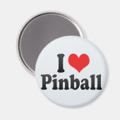 Ik hou van Pinball Magneet (Voorkant / Achterkant)
