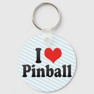 Ik hou van Pinball Sleutelhanger