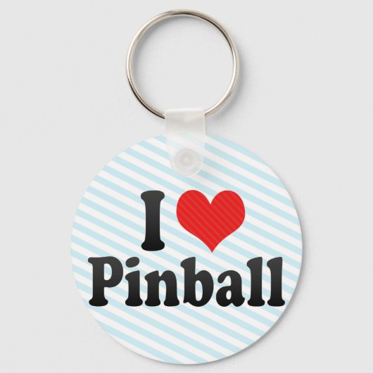 Ik hou van Pinball Sleutelhanger (Voorkant)