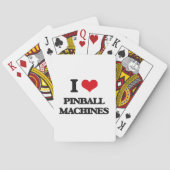 Ik hou van pinbalmachines pokerkaarten (Achterkant)