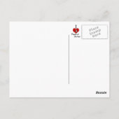 Ik hou van pindakaas briefkaart (Achterkant)