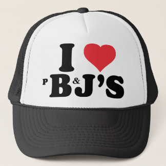 Ik hou van pindakaas en jelly's shirt trucker pet