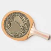 Ik hou van Ping Pong met compassie Tafeltennisbatje (Zijkant)