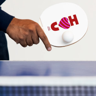 Ik hou van Ping Pong Paddle Tafeltennisbatje