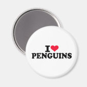 Ik hou van pinguïns magneet (Voorkant / Achterkant)