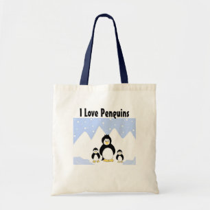 Ik hou van Pinguïns Tote Bag