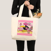 Ik hou van PINK crow canvas tas (Voorkant (product))