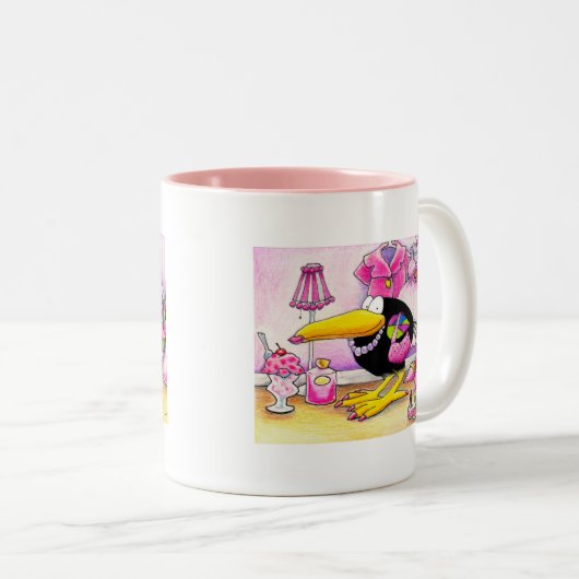 Ik hou van PINK mok (Voorkant rechts)