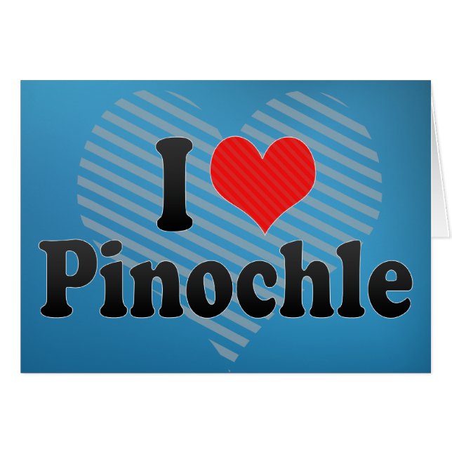 Ik hou van Pinochle (Voorkant Horizontaal)