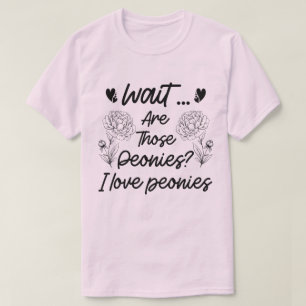 Ik Hou Van Pioen Botanische Bloemen Liefhebber Pio T-shirt