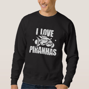 Ik hou van Piranha's Retro Vis Piranha Trui