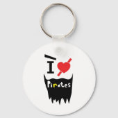 Ik hou van Pirates Sleutelhanger (Voorkant)