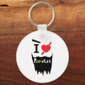 Ik hou van Pirates Sleutelhanger (Voorkant)