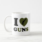 Ik hou van Pistolen Koffiemok (Links)