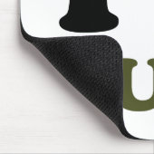 Ik hou van Pistolen Muismat (Hoek)