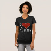 Ik hou van Pistolen T-shirt (Voorkant volledig)