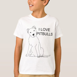 Ik hou van Pitbulls T-shirt
