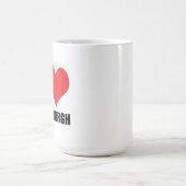 Ik hou van Pittsburg Koffiemok (Center)