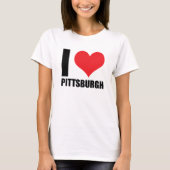 Ik hou van Pittsburg T-shirt (Voorkant)