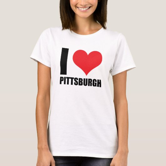 Ik hou van Pittsburg T-shirt (Voorkant)