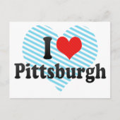 Ik hou van Pittsburgh Briefkaart (Voorkant)