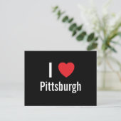 Ik hou van Pittsburgh Briefkaart (Staand voorkant)