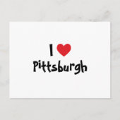 Ik hou van Pittsburgh Briefkaart (Voorkant)