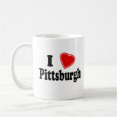 Ik hou van Pittsburgh Koffiemok (Links)