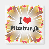 Ik hou van Pittsburgh Magneet (Voorkant)