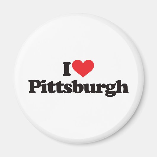 Ik hou van Pittsburgh Magneet (Voorkant)