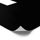 Ik hou van pixels met een pixelhartritme met een 8 poster (Hoek)