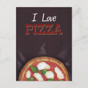 Ik hou van pizza-Briefkaart Briefkaart