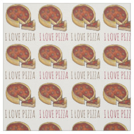 Ik hou van Pizza Chicago Deep Dish Pepperoni Chees Stof