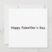 Ik hou van Pizza...en jij Funny Palentine's Day Ka Kaart (Achterkant)