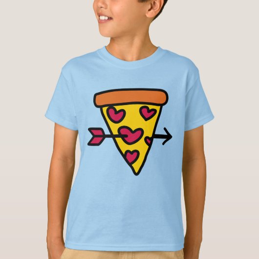 Ik hou van Pizza Forever T-shirt (Voorkant)