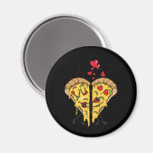 Ik hou van Pizza Fun Fast Food Magneet (Voorkant / Achterkant)