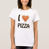 Ik hou van pizza - Funny Food Lover Gift T-shirt (Voorkant)