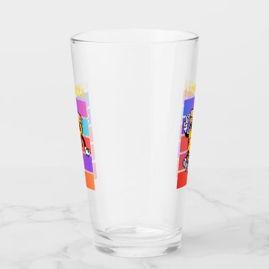 Ik hou van pizza. glas (Rechts)