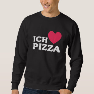 Ik hou van Pizza in het Duits foedie Food Pizza Pu Trui