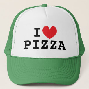 Ik hou van Pizza Italiaans eten liefhebber trucker Pet