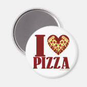 Ik hou van Pizza Magneet (Voorkant / Achterkant)
